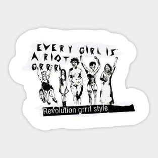 Riot Grrrl Sticker